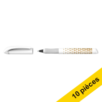 Offre : 10x Schneider Rollerball Easy stylo-bille - or/blanc 240002