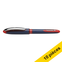 Offre : 10x Schneider Rollerball One Business stylo-bille - rouge 239994