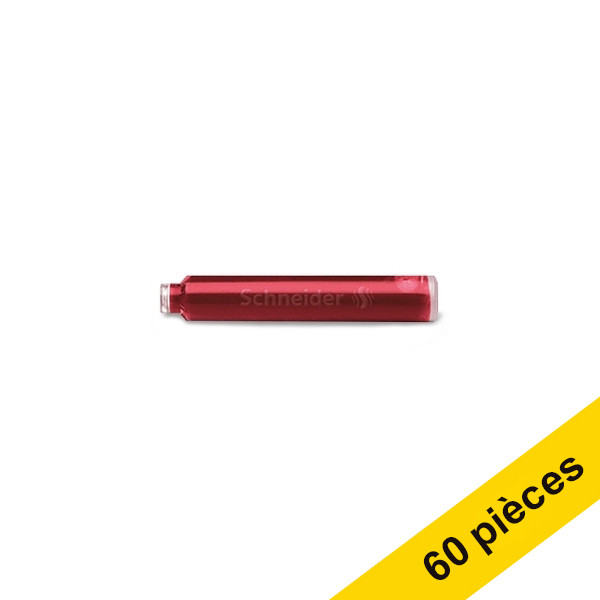 Offre : 10x Schneider cartouches d'encre (6 pièces) - rouge 217242 - 1