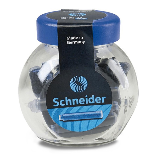 Schneider inktpatronen koningsblauw (30 stuks) 217144 - 1