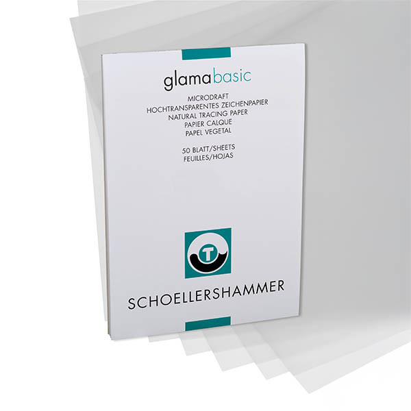 Schoellershammer bloc papier calque 60 g/m² transparent (50 feuilles) 226993 - 1