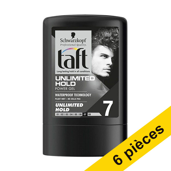 Offre: 6x Schwarzkopf Taft Unlimited Hold gel (300 ml) SSC00161 - 1