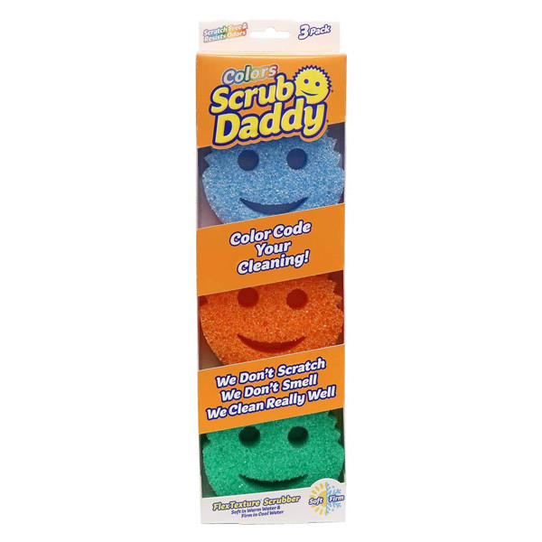 Scrub Daddy Colors éponge (3 pièces) - trois couleurs SSC00211 - 1