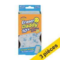 Offre : 3x Scrub Daddy Eraser Daddy éponge magique (2 pièces) SSC00233