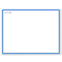 Seiko SLP-NB cartes de visite 54 x 70 mm (160 étiquettes) - bleu 149052