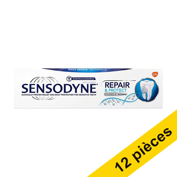 Offre : 12x Sensodyne Repair & Protect Deep Repair Extra Fresh dentrifrice (75 ml) SSE05026 - 1
