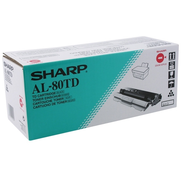 Sharp AL-80TD toner (d'origine) - noir 082050 - 1