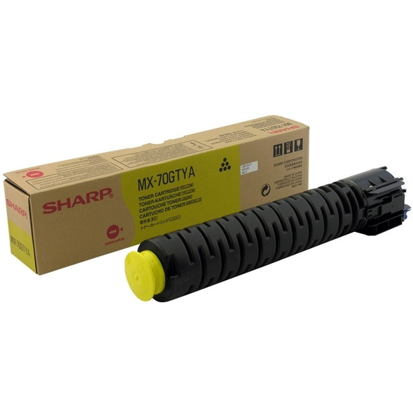 Sharp MX-70GTYA toner (d'origine) - jaune 082216 - 1