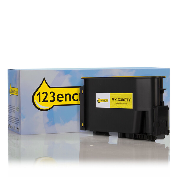 Sharp MX-C30GTY toner (marque 123encre) - jaune 082729 - 1