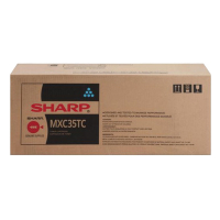 Sharp MX-C35TC toner (d'origine) - cyan 082924