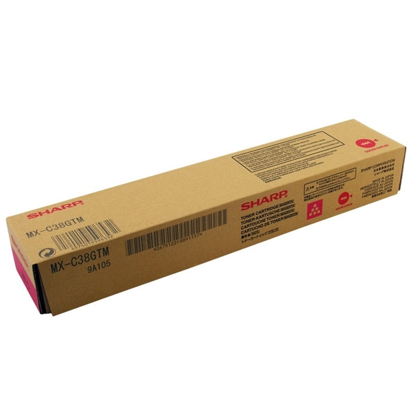 Sharp MX-C38GTM toner (d'origine) - magenta 082222 - 1