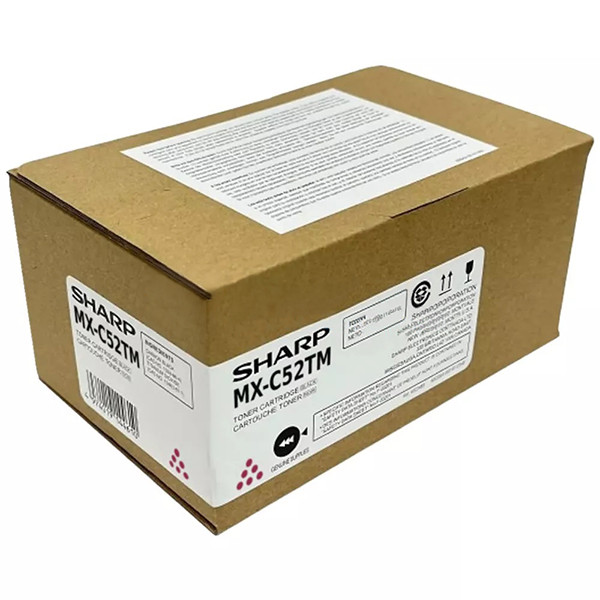 Sharp MX-C52TM toner (d'origine) - magenta 125490 - 1