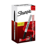Sharpie marqueur permanent résistant à l'eau (pointe fine) (24 pièces) 424490