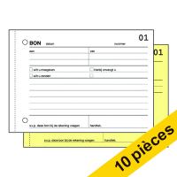 Aanbieding: 10x Sigel Expres bonboekje zelfkopiërend met copystop (50 vel) 208478