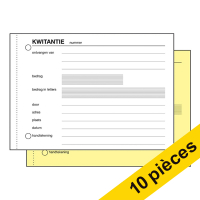 Aanbieding: 10x Sigel Expres kwitantieboekje zelfkopiërend met copystop (50 vel) 208484