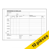 Aanbieding: 10x Sigel Expres werkbriefje wekelijks (50 vel) 208495