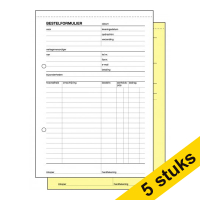 Aanbieding: 5x Sigel Expres bestelformulier zelfkopiërend met copystop (50 vel) 208476