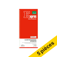 Aanbieding: 5x Sigel Expres kilometerregistratie zelfkopiërend met copystop (40 vel) 208482