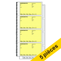 Aanbieding: 5x Sigel Expres terugbelboek zelfkopiërend met copystop (160 notities) 208492