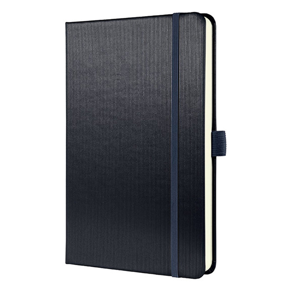 Carnet Sigel Conceptum A5 ligné 80 g/m² 97 feuilles - gris métallisé 221426 - 1