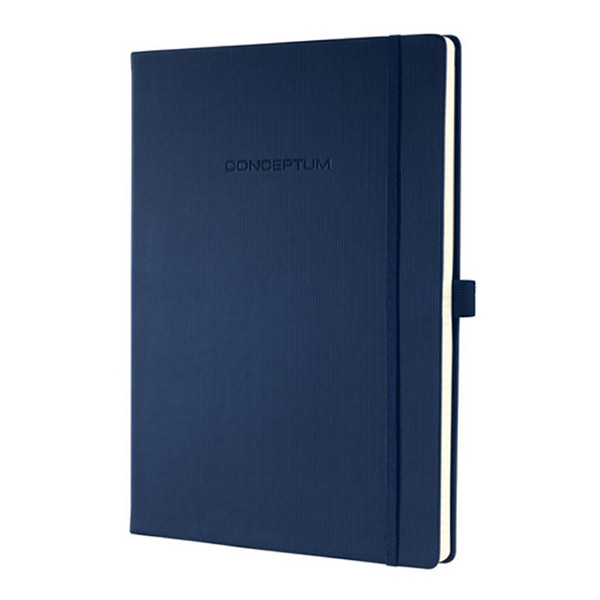 Sigel Conceptum Pure carnet de notes A5 ligné 80 g/m² 97 feuilles - bleu foncé 221422 - 1
