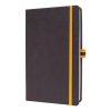 Sigel Linescape carnet de notes A5 ligné 80 g/m² 88 feuilles - gris foncé 221430 - 1