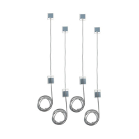 Sigel cloison pour tableaux blancs 1600 mm (4 pièces) - noir 208923