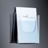 Sigel porte-brochures mural acrylique DIN long