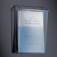 Sigel porte-brochures mural acrylique pour extérieur A4 208710