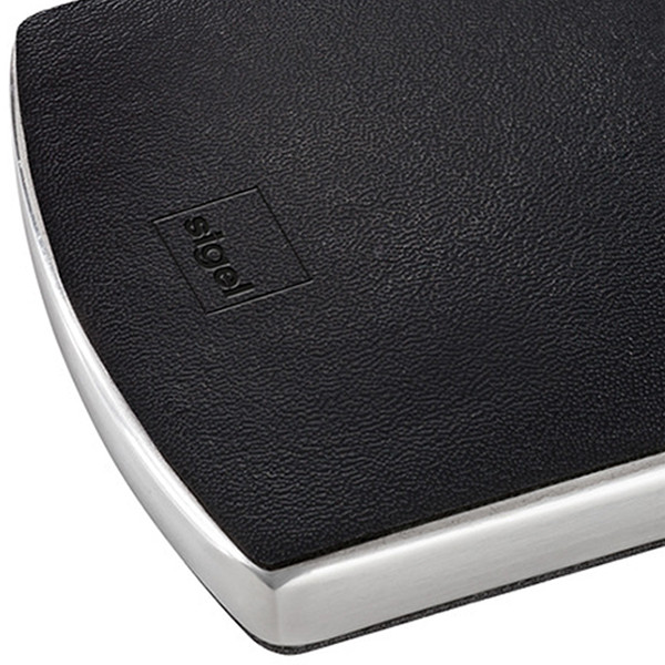 Sigel porte-cartes aspect cuir - argent/noir 208615 - 3