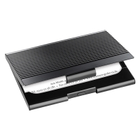 Sigel porte-cartes de visite - noir mat 208614