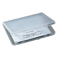Sigel porte-cartes de visite - transparent mat 208632