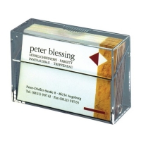 Sigel porte-cartes de visite avec 1 compartiment 208631