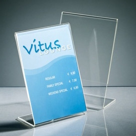 Sigel présentoir acrylique incliné A6 208715 - 1