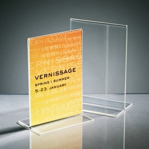 Sigel présentoir droit acrylique A6 208717 - 1