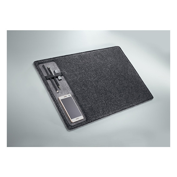 Sigel sous-main 60 x 40 cm en feutre - anthracite/gris 208630 - 5