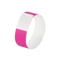 Sigel super soft bracelets événementiels (120 pièces) - rose fluo 208680