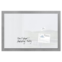 Sigel tableau en verre magnétique (100 x 65 cm) - blanc 208802