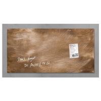 Sigel tableau en verre magnétique (91 x 46 cm) - bronze 208836