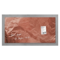 Sigel tableau en verre magnétique (91 x 46 cm) - cuivre 208838