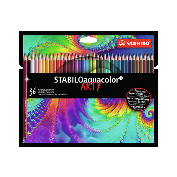 Stabilo Aquacolor ARTY set de crayons aquarelle (36 pièces) 206287 - 1