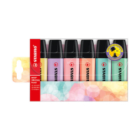 Stabilo BOSS surligneur pastel assorti (6 couleurs) 206130