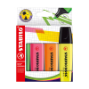 Stabilo BOSS surligneurs assortiment (vert, rose, orange, jaune) 206306 - 1