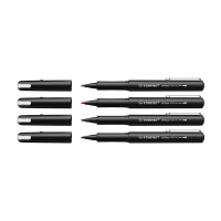 Stabilo Dr!ver feutre à pointe fine (0,8 mm) 4 pièces - assortiment