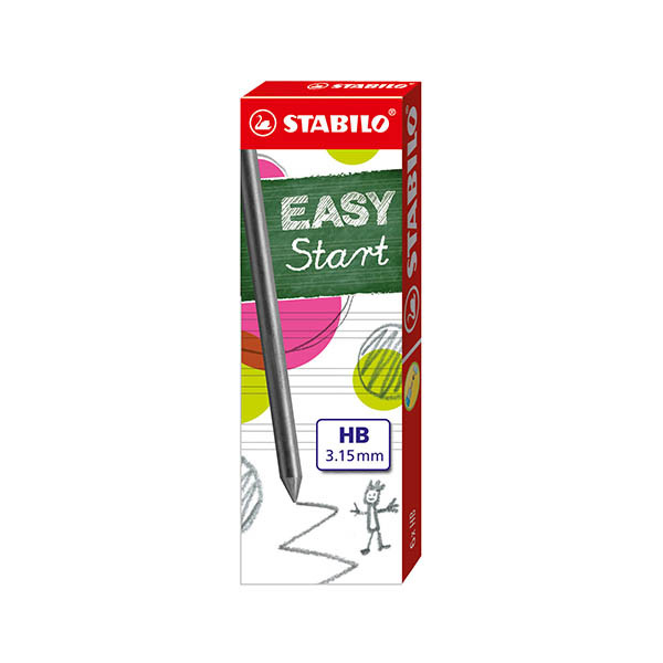 Stabilo Easy Ergo recharges pour portemine (6 pièces) - bleu 206279 - 2