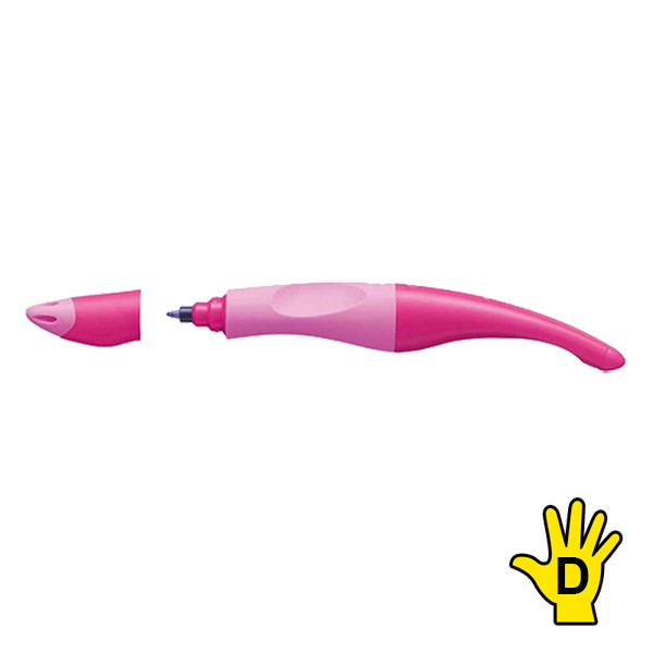 Stabilo Easy Original stylo roller (droitier) - rose 200086 - 1