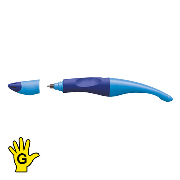 Stabilo Easy Original stylo roller (gaucher) - bleu 200082 - 1