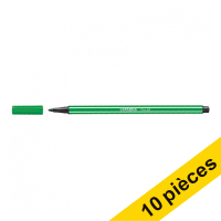 Offre : 10x Stabilo Point 68 stylo-feutre - vert émeraude