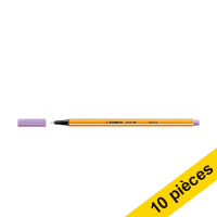 Offre : 10x Stabilo Point 88 feutre à pointe fine - lilas clair
