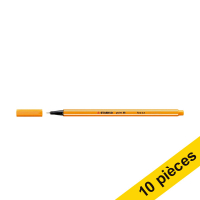 Offre : 10x Stabilo Point 88 feutre à pointe fine - orange